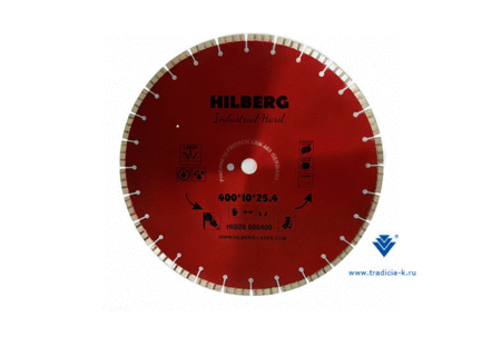 Алмазный диск Hilberg Industrial Hard (D=400 мм)