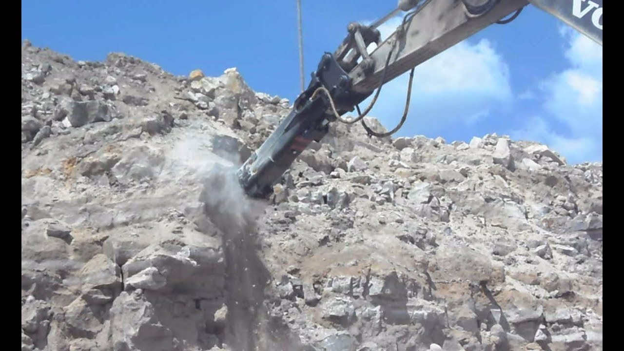 Гидромолот Hammer – профессиональное оборудование для разрушения горных пород