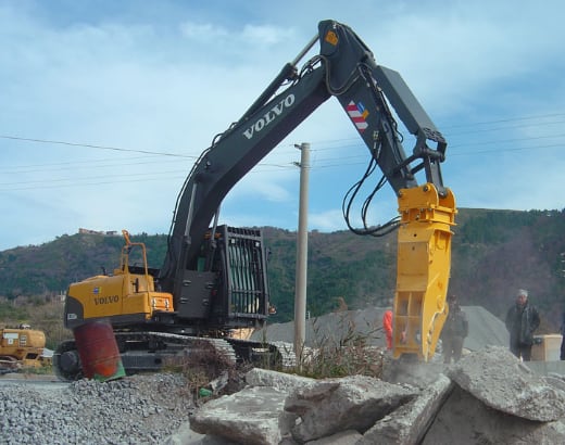 Гидроножницы для измельчения бетона