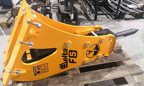 Сложный ремонт гидромолота Delta F-5