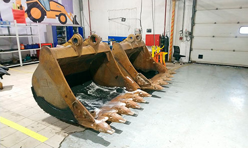 Ремонт ковшей с применением стали Hardox