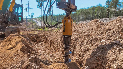 Гидробур Delta RD50max помогает строить высоковольтную ЛЭП в Сибири