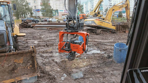 Вибропогружатель Impulse VP350R налаживает водоснабжение в Уфе