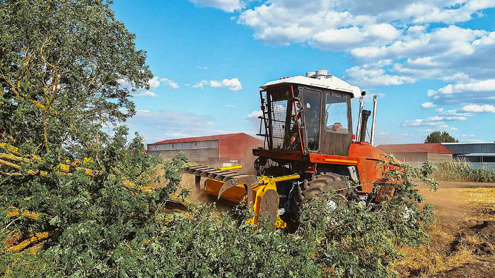 Мульчер Delta HM4 2300 Standard F борется с растительностью на юге России