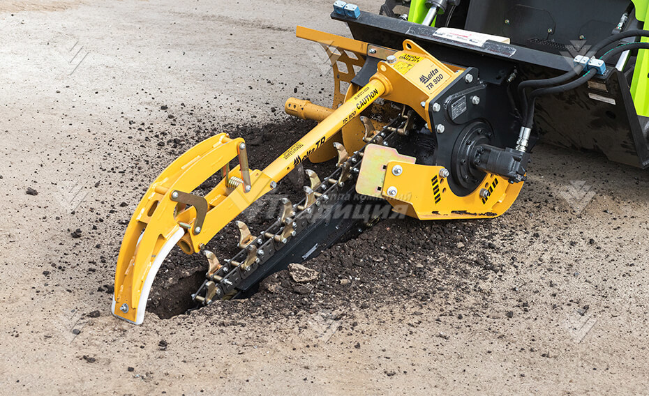 Траншеекопатель Delta TR900 для мини-погрузчиков для грунта картинка 637251