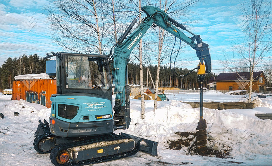 Гидробур Delta RD5 на мини-погрузчик картинка 639650