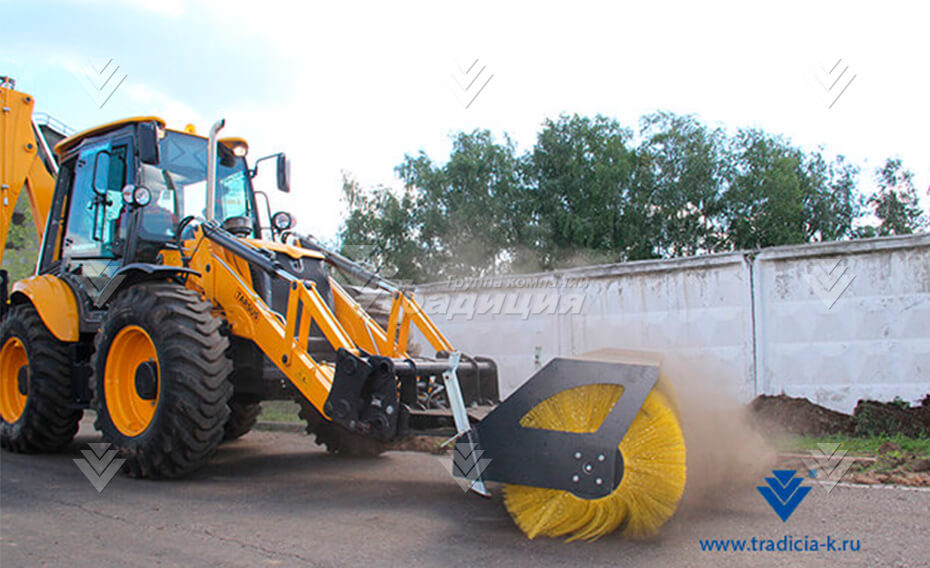 Щетка дорожная Impulse SP2400G гидроповорот с плитой картинка 53603