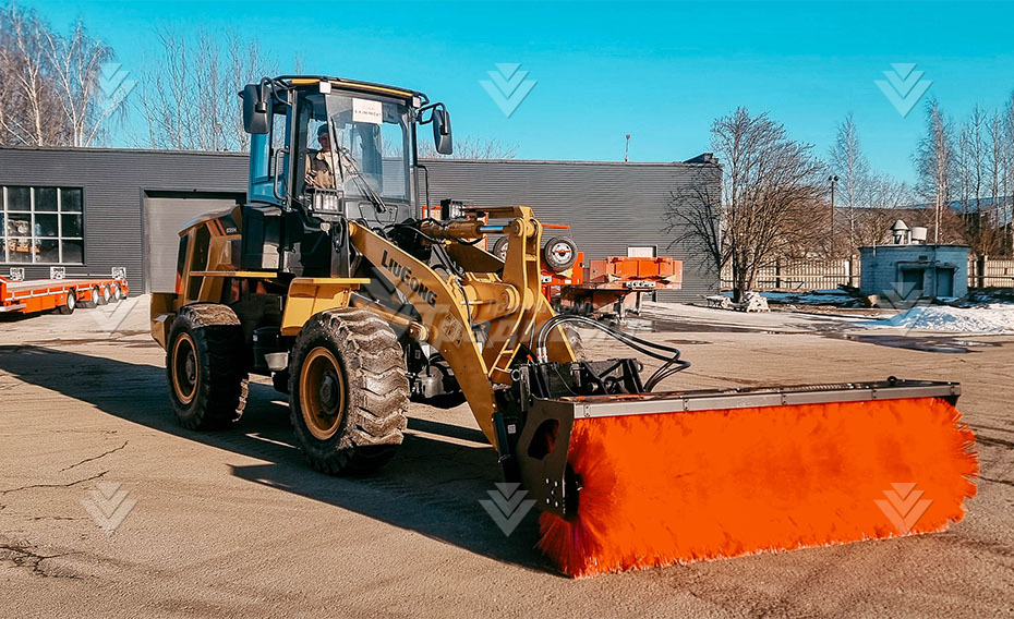 Щетка дорожная Impulse SP2400G гидроповорот с плитой картинка 644531