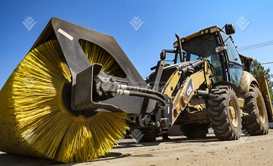 Щетка дорожная Impulse SP2400 мех поворот с плитой картинка 42077