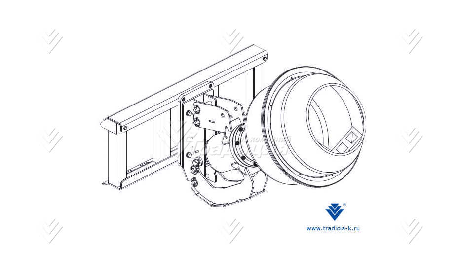 Бетоносмеситель/ миксер (бетономешалка) Delta BM 180 картинка 8556