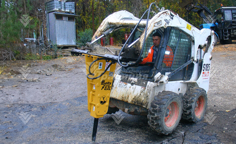 Гидромолот Delta F-5 L Open для минипогрузчиков картинка 635535