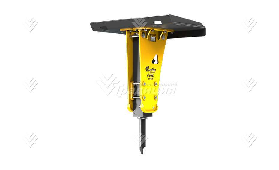 Гидромолот Delta F-5 L Open для минипогрузчиков картинка