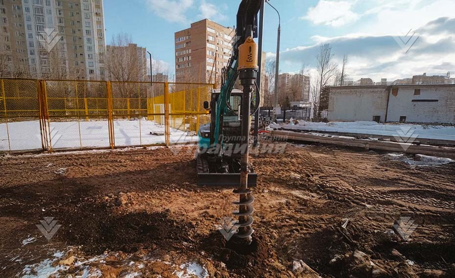 Гидробур Delta RD3 на мини-экскаватор картинка 649772