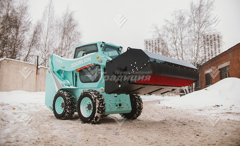 Щетка дорожная коммунальная Impulse SP1850B с бункером картинка 634188