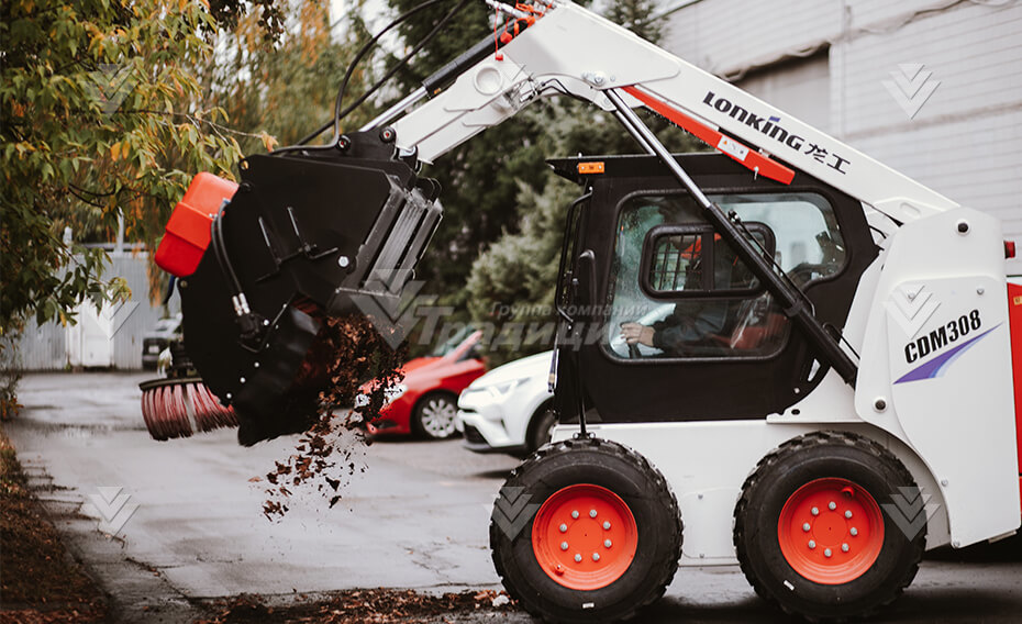 Щетка дорожная коммунальная Impulse SP1850BSL с бункером, системой орошения и бордюрной щеткой картинка 630930