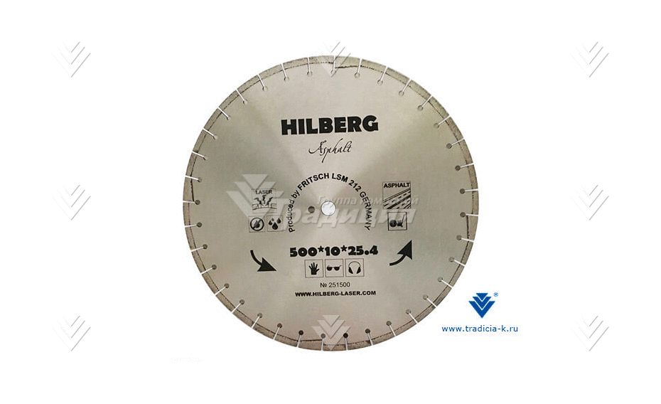 Алмазный диск по асфальту Hilberg (D=500 мм) картинка