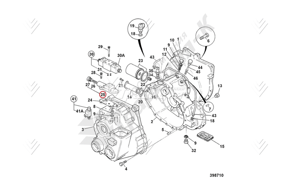 Клапан поддержания давления JCB 459/10144 картинка 33070