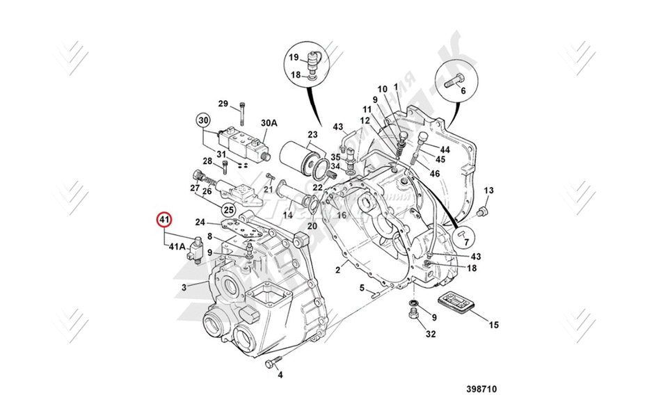 Клапан электромагнитный JCB 25/222913 картинка 33082
