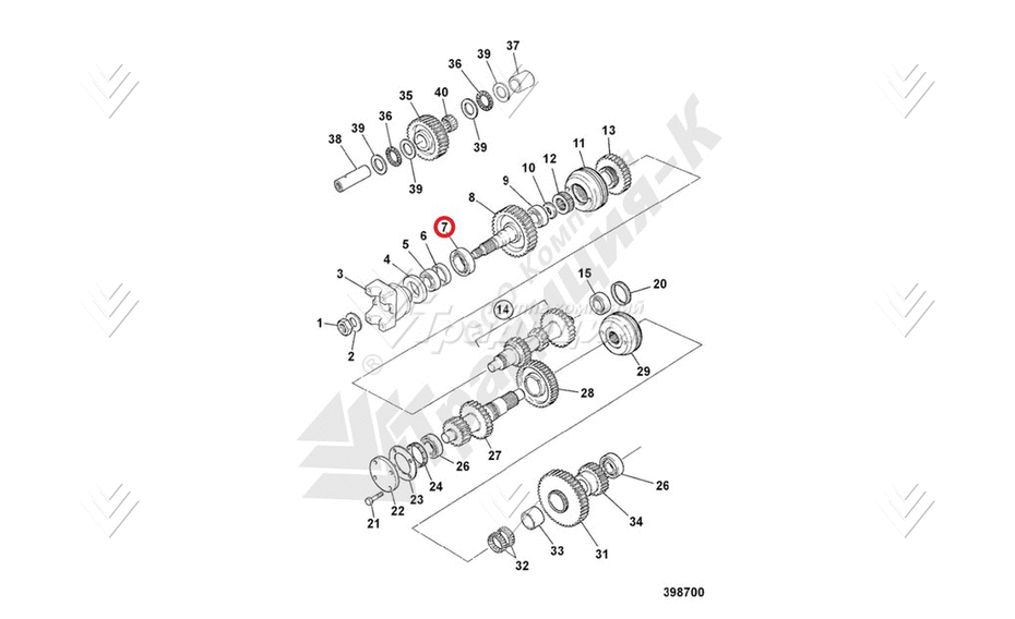 Подшипник JCB 907/20045 картинка