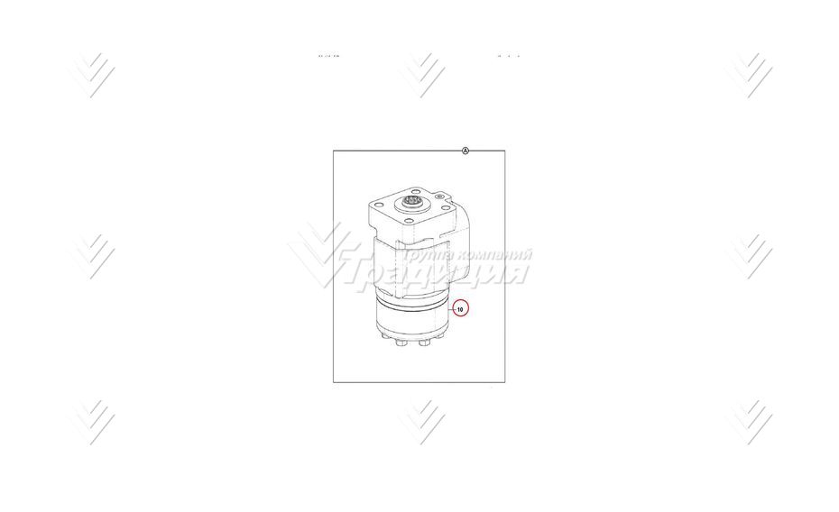 Гидроруль (насос-дозатор) 200ccr JCB 332/G5651 картинка