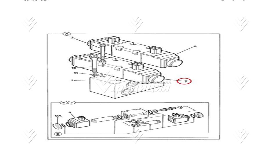 Клапан электромагнитный JCB 928/60145 картинка
