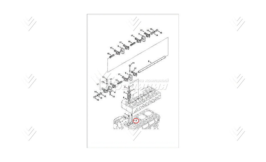 Клапан выпускной BOBCAT 7245897 картинка