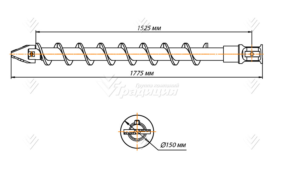 Шнекобур Impulse ШБЛА-S6 (кат.1-4) D-150 картинка 649703