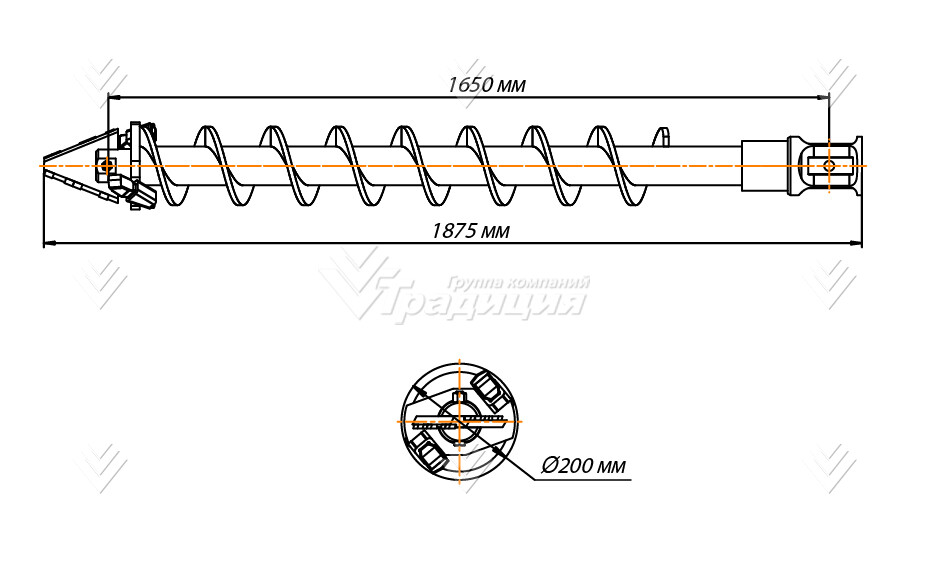 Шнекобур Impulse ШБЛА-S6 (кат.1-4) D-200 картинка 649704