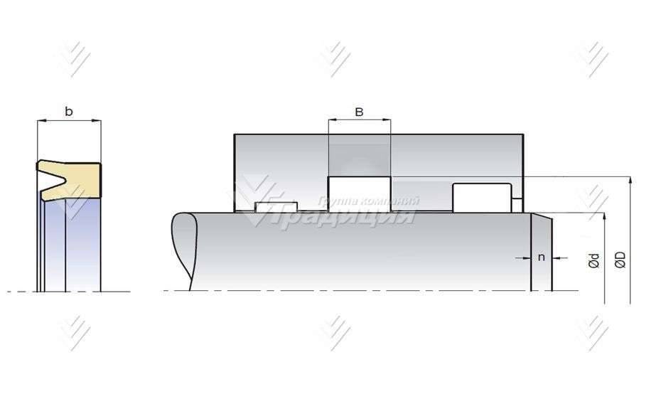 Манжета IDW 40-55-9 картинка 624485