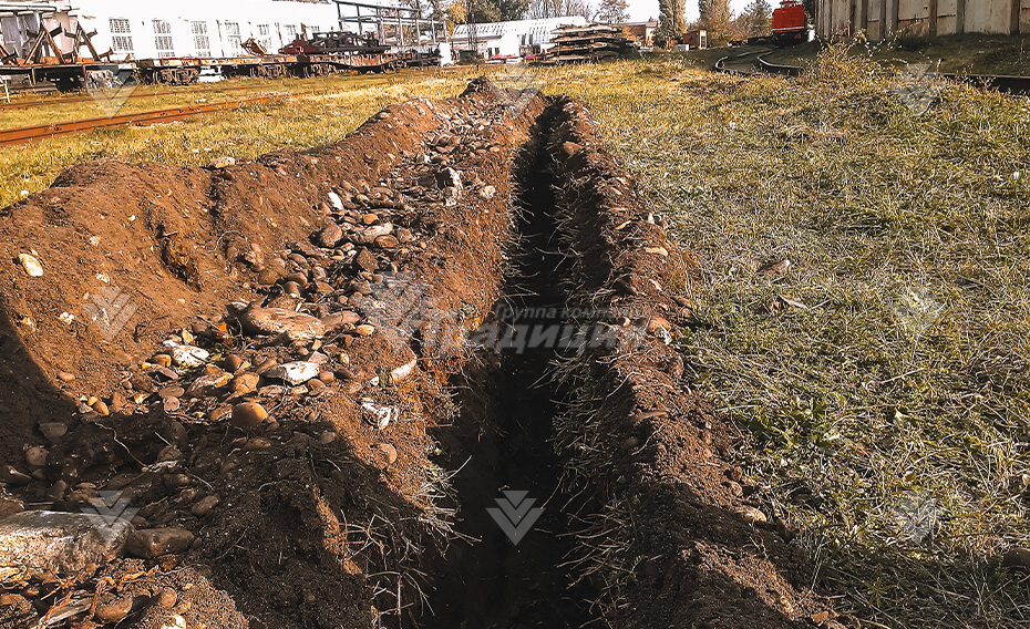 Траншеекопатель Delta TR900 на мини-погрузчик Bobcat для грунта картинка 635257