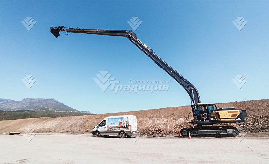 Удлиненное рабочее оборудование Long Reach DLR32-22 картинка 649783