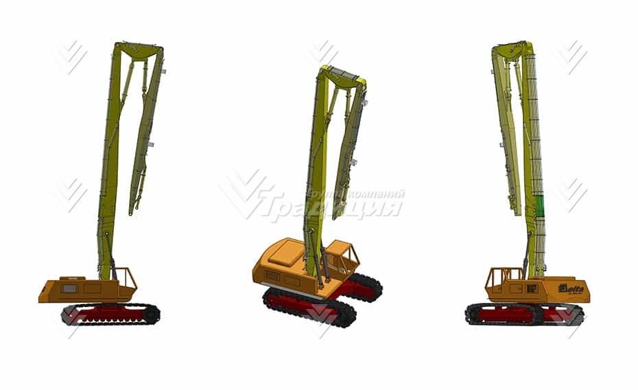 Удлиненное рабочее оборудование High Reach Demolition HRD 33-22 картинка