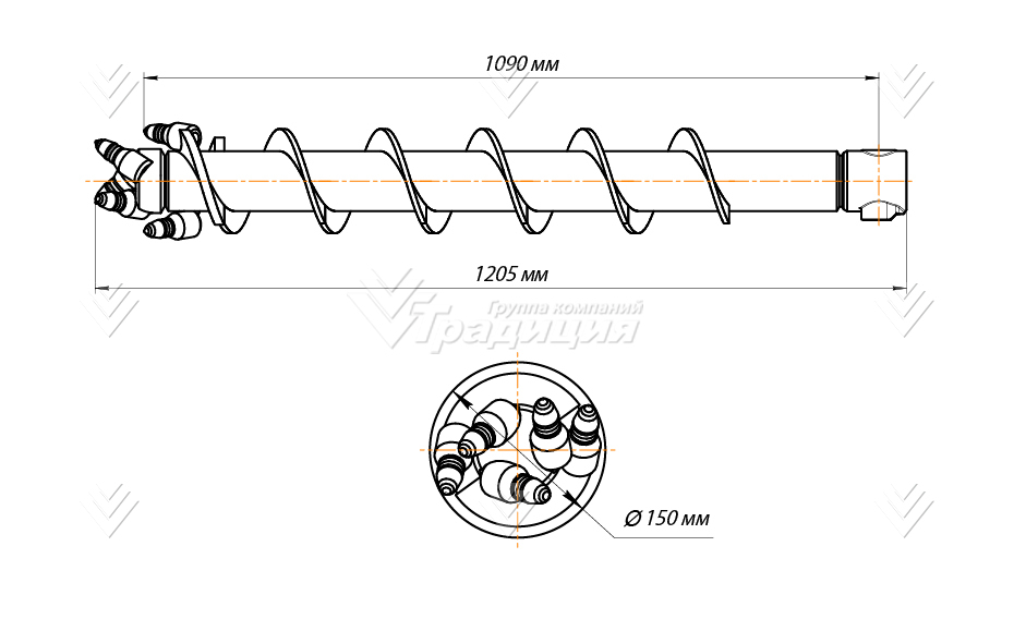 Шнекобур ШБКС-S4 (кат.3-5) D-150 картинка 644499