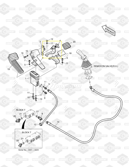 Замок педали LOCK K1000696B/101544-00102 картинка