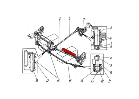 Гидроцилиндр 60х30х203.11 / 71.80.300 поворота колес правый ТВЭКС (гидравлический цилиндр)