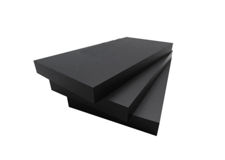 Техпластина резиновая армированная полимерным тросом для снегоуборочной дорожной техники 500х250х40 мм