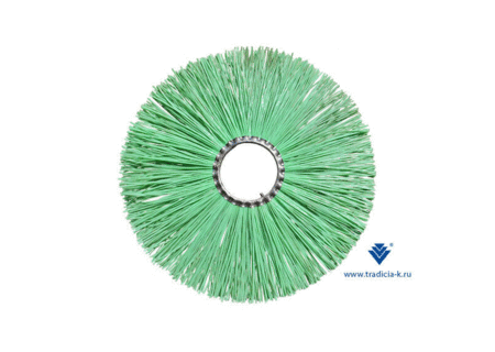 Диск щеточный 120х550 мм полипропиленовый классический, с металлическим сердечником