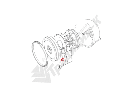 Болт (диск соединительный-г/трансформатор) 04/500303