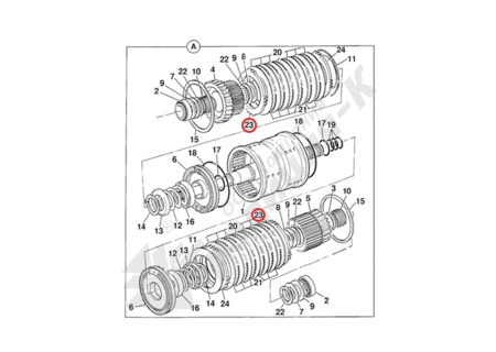 Диск муфты 6.0 mm 331/16517