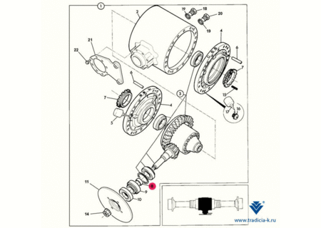 Кольцо распорное 921/53400