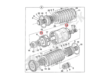 Кольцо резиновое 828/10181