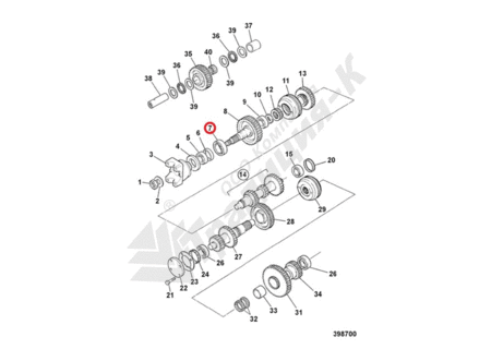 Подшипник 907/20045