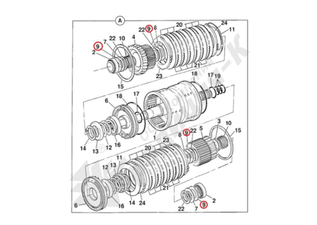 Подшипник КПП 917/10006