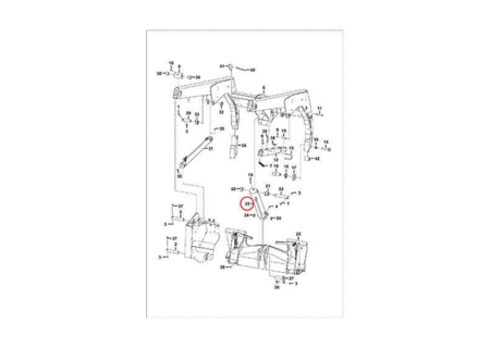 Гидроцилиндр траверсы BOBCAT 6804630