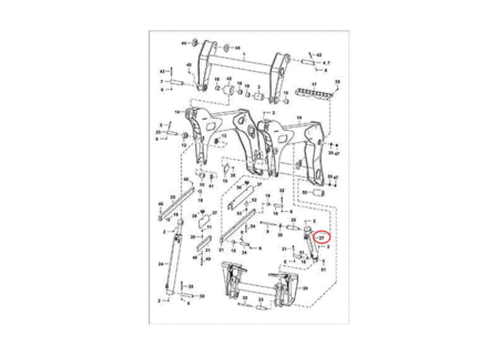 Гидроцилиндр траверсы BOBCAT 7208419