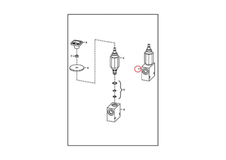 Клапан аварийного опускания стрелы BOBCAT 7230495