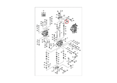 Клапан электромагнитный г/р (фиксация золотника), 3-х штекерный разъем BOBCAT 6676029