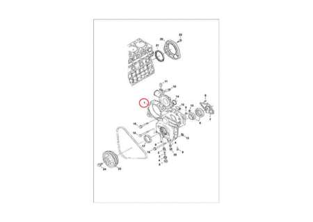 Корпус шестерен BOBCAT 6698546