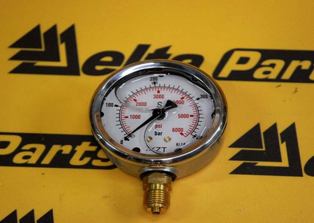 Манометр виброустойчивый радиальный D=63 mm 0-400bar 1/4