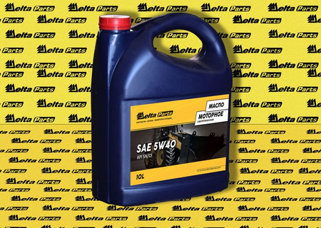 Масло моторное синтетическое Delta-Parts SAE 5W40 API SN/CF 10 л канистра